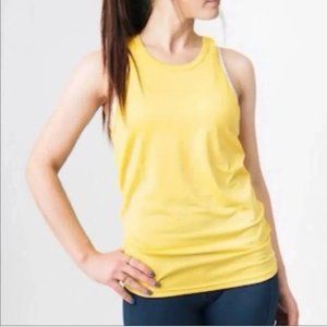 Zyia Active Yellow Mesh Racer Tank M